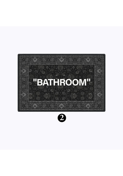 Evaşk Banyo Paspası İpeksi Kadifemsi Halı Yüzey Kaymaz Taban 40x60 BM01940S Siyah