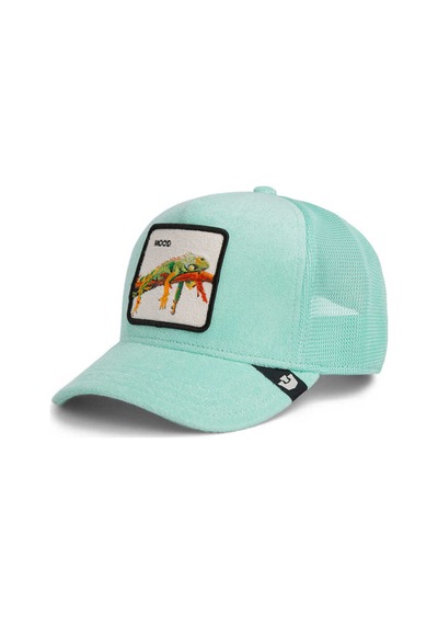 Goorin Bros . Terry Cloth Iguana İguana Figür 101-2906 Şapka Su Yeşili