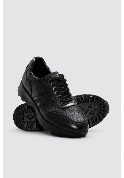 Fast Step Hakiki Deri Erkek Casual 722ma673 Siyah