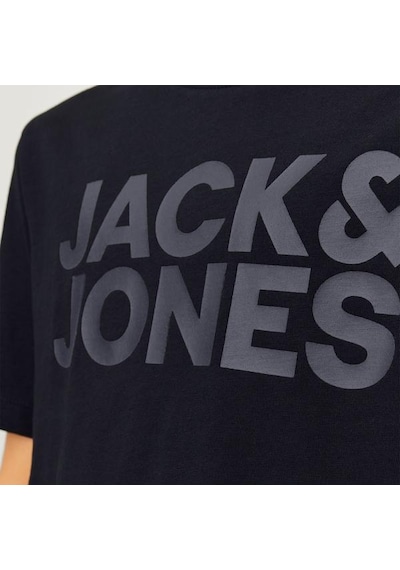 Jack & Jones Jack&jones Corp Logo Erkek Çocuk Siyah Tişört