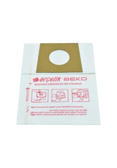 Arçelik Uyumlu S 6945 Süpürge Toz Torbası (10 Adet) (551893311)
