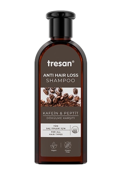 Tresan Kafein & Peptit Dökülme Karşıtı Şampuan 300 Ml 5 Adet