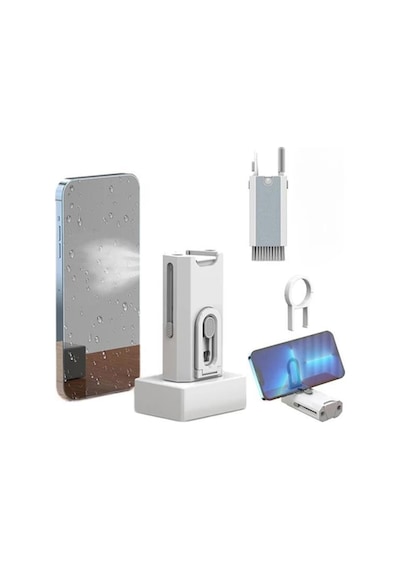 Torima MCB-01 Sprey Depolu 8in1 Bilgisayar Klavye Kulaklık Mouse Ekran Telefon Temizleme Fırça Seti