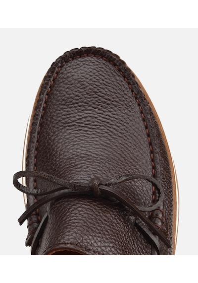 Hotiç Erkek Deri Kahverengi Bağcık Detaylı Günlük Loafer 02ayh319390a480 02ayh319390a480