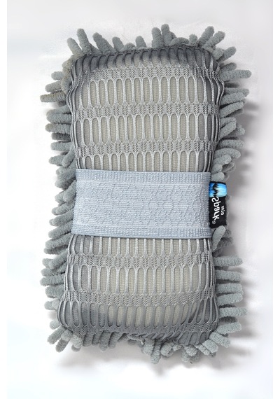 Spark 7040 Mikrofiber Şönil Oto Temizlik Ve Yıkama Süngeri Gri 2 Adet