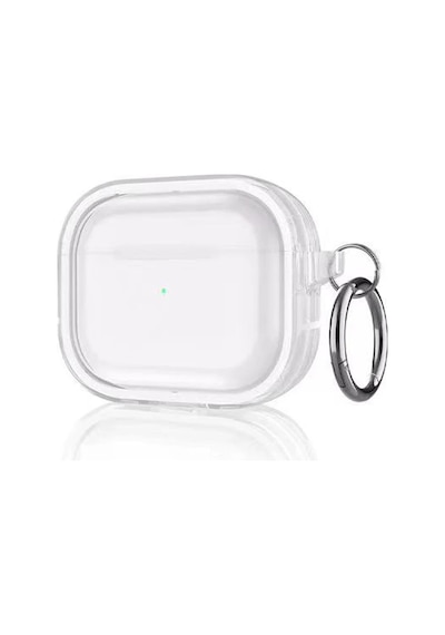 Movenchy Apple Uyumlu Airpods Pro 2 2.nesil Shiny Şeffaf Kılıf - Beyaz Çok Renkli