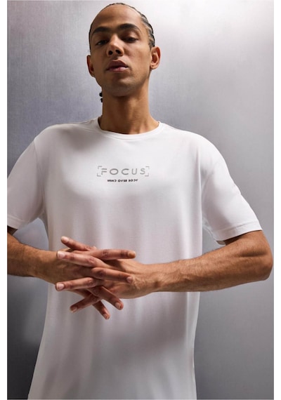 Defacto Yumuşak Tuşe Beyaz Erkek T-shirt C9268ax/wt34 Beyaz