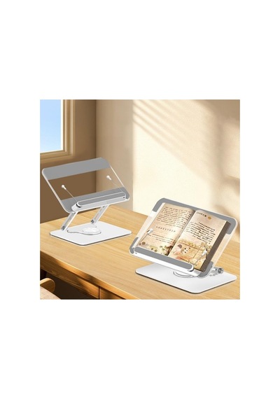 360 Döner Tablet Ve Kitap Okuma Standı, Ergonomik Tasarım İle