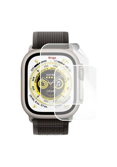 Apple Uyumlu Watch Ultra 49mm Ekran Koruyucu Şeffaf Tpu Film 2 Adet