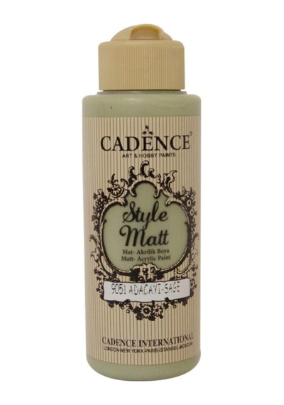 Style Matt Akrilik Boya 120ml 9051 Adaçayı 9051 Adaçayı