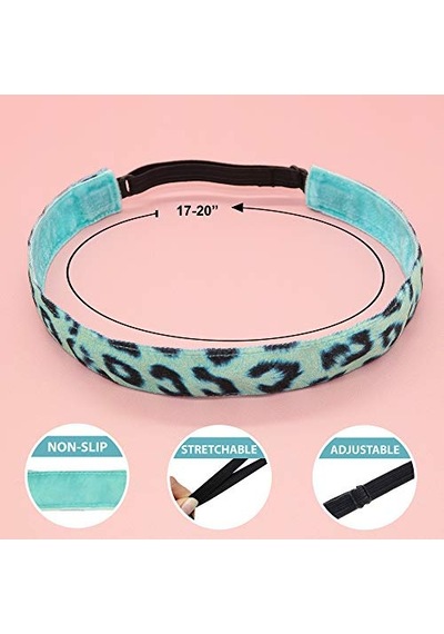 Frog Sac Kızlar İçin 6 Çita Saç Bandı, Ters Çevrilebilir Kaymaz Kadife Leopar Baskılı Kafa Bandı Paketi, Kadınlar İçin Elastik Leopar Saç Bantları, Gençler İçin Sevimli Hayvan Baskılı Saç Aksesuarları