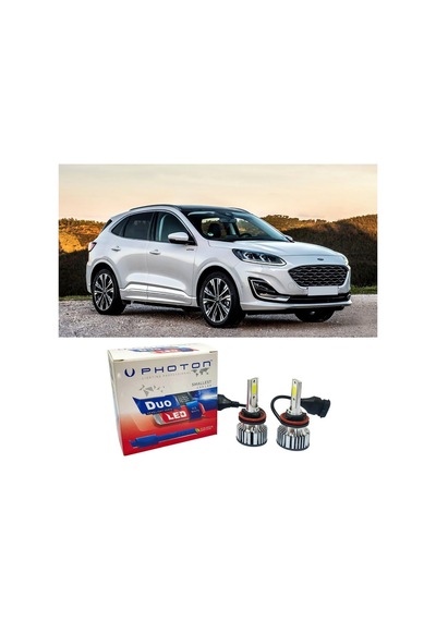 Ford Kuga 3 Led Xenon Sis Farı Ampulü H8 Duo Yeni Seri Beyaz 2020+