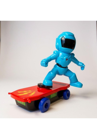 Pilli Işıklı Kaykaycı Kaykaycı Robot Oyuncak Çok Renkli