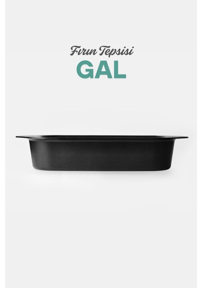 Gal Fırın Tepsisi 35x25 Cm Siyah