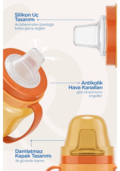 Wee Baby Galaxy Bardak 250 ML Turuncu