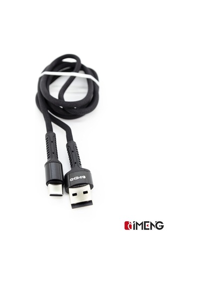 3a Usba To Type-c Pro Braided Örgülü Data Ve Hızlı Şarj Kablosu Siyah