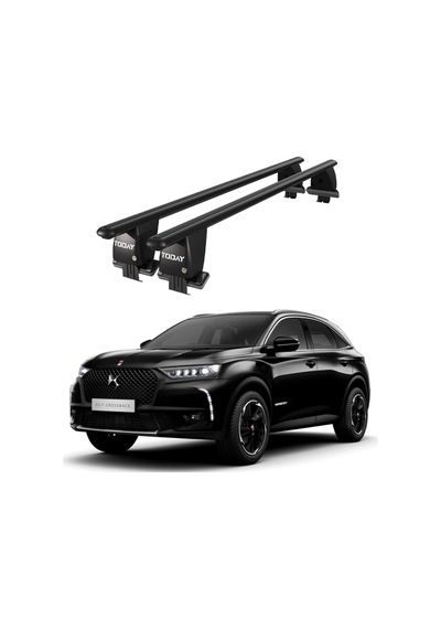 Royal Ds 7 Crossback 2017 Ve Sonrası Uyumlu Siyah Kilitli Ara Atkı Port Bagaj Tavan Barı