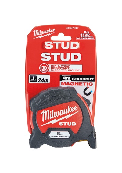Milwaukee Stud Şerit Metre Manyetik 8mt 4932471627 8 M