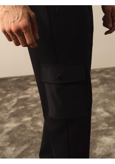 Xint Siyah Pamuk Dokulu Regular Fit Sweat Pantolon 380154