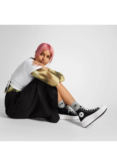 Converse Chuck Taylor All Star Move Kadın Siyah Ayakkabı 568497c-001 Siyah