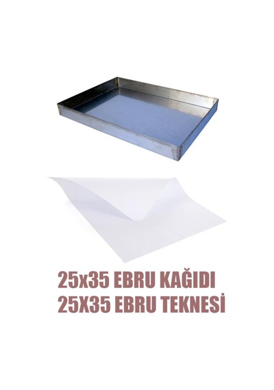 Ebru Başlangıç Seti - 25x35 Ebru Başlangıç Seti. Profesyonel Ebru Seti