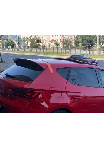 Seat Leon Mk3 Spoiler Parlak Siyah Spoyler Plastik İthal