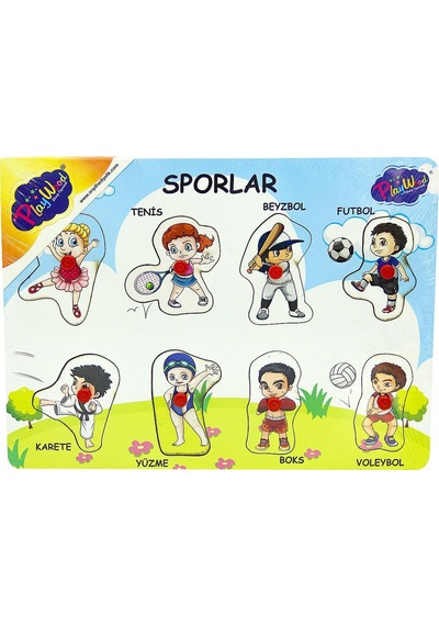 Ahşap Tutmalı Sporlar   Yapboz