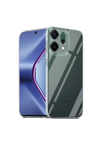 Jenerik Oppo Reno 14 Kılıf Lüx Şeffaf Silikon - Şeffaf