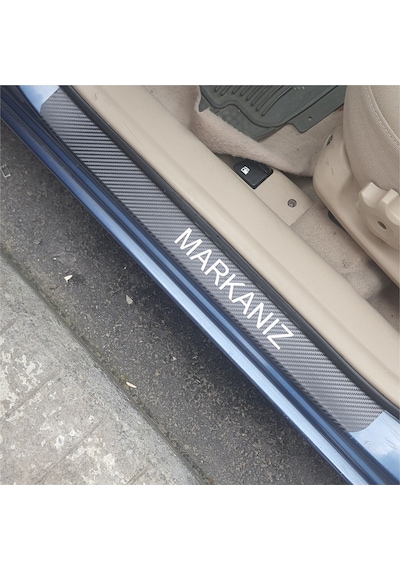 Es Seri10 Mitsubishi Lancer Bağaj Ve Kapı Eşiği Karbon Sticker 5li Set