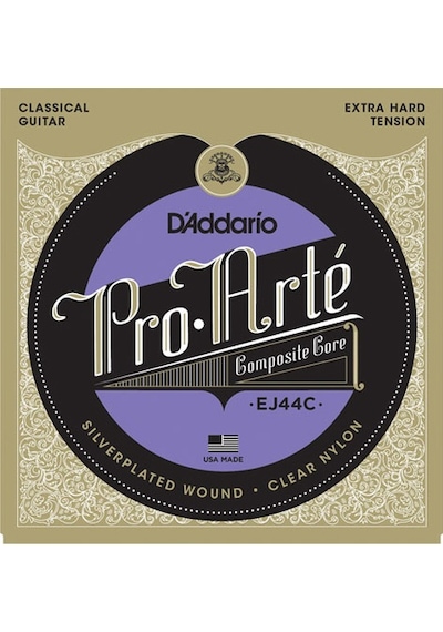 D'Addario EJ44C Pro-Arté Composite, Extra-Hard Tension Takım Tel