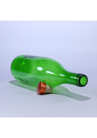 Zeytinyağı Şişesi Yağdanlık Sosluk Sirkelik 750 Ml Açık Yeşil