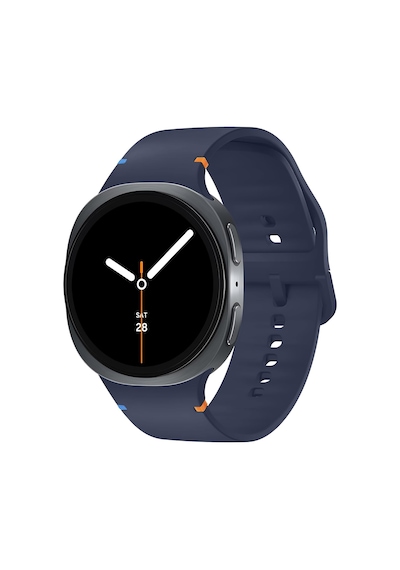 Samsung Galaxy Watch 9/8 40mm/44mm Ve Watch 8 Classic 46mm İle Uyumlu Konforlu Ve Yumuşak Silikon Kordon Lacivert Çok Renkli
