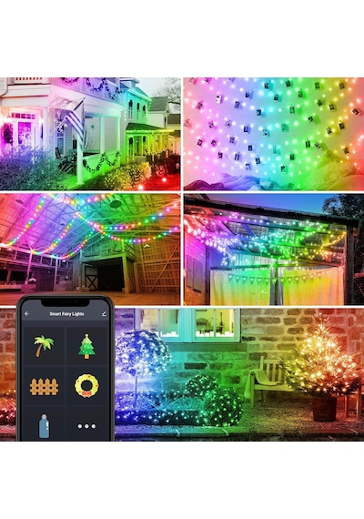 Upway Bluetooth 10 Metre Rgb Renk Değiştiren Akıllı Küre Dizili I