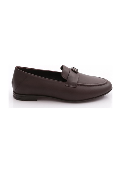 Dgn 505 Kadin Loafer Ayakkabi Kahve Napa