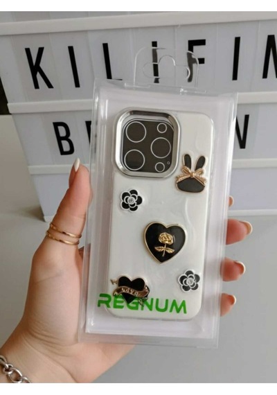 Apple Uyumlu iPhone 15 Taşlı Desenli Kılıf Modeli Çok Renkli 2