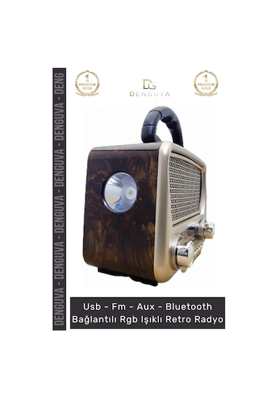 Radyo Rt819 Solar Enerjili Bluetooth Fenerli Nostalji Taşınabilir Ses Sistemi Mp3 Player Müzik