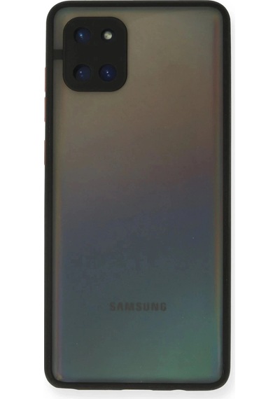 Durukar Samsung Galaxy Uyumlu A81 / Note 10 Lite Kılıf Montreal Silikon Kapak - Siyah