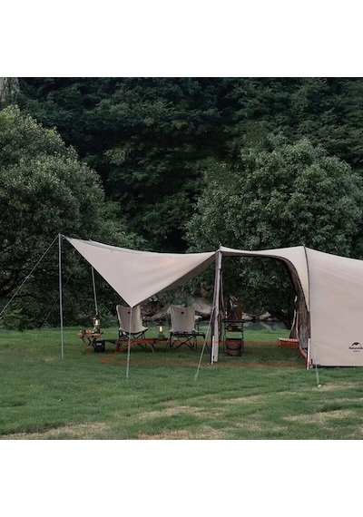 Naturehike Cloud Vessel 4-6 Kişilik Açılabilir Tünel Çadır Bej