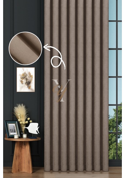 Petek Fon Perde V-1010 Latte Latte