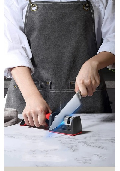 Profesyonel Bıçak Bileyici 3 Açılı El Bıçakları Satır Bileyici Ergonomik Tasarım Bıçak Bileyici Plas