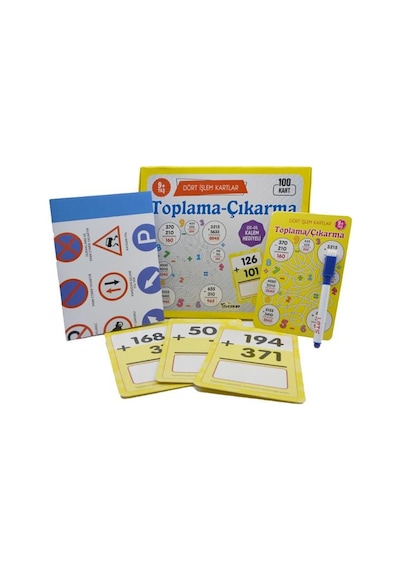 Toplama ve Çıkarma Dört İşlem Kartlar Teleskop Popüler Bilim