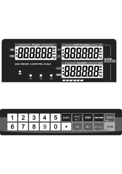 Tartım ve Sayım İndikatörü XK-3160C