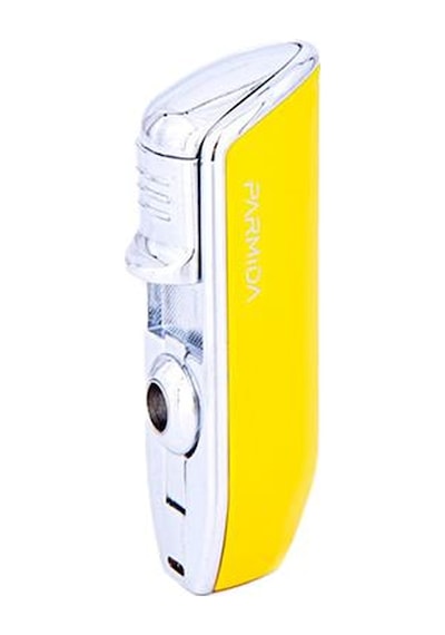 Parmida 3 Torch Pürmüz Sarı Yan Ağız Sarı Puro Çakmağı - Tr1389