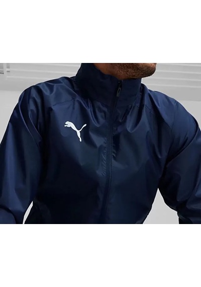 Puma Teamgoal All Weather Jacket Erkek Futbol Antrenman Yağmurluk 65903806 Lacivert Lacivert