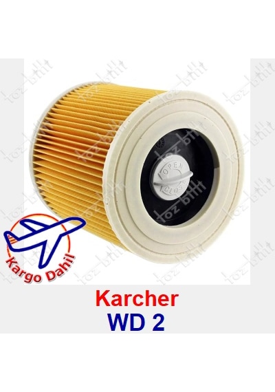 Karcher WD 2 Uyumlu Süpürge Silindir Filtre