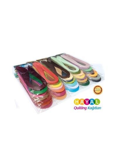 Hayal 36 Farklı Renkli Quilling Kağıt Set 5 Mm100Lü
