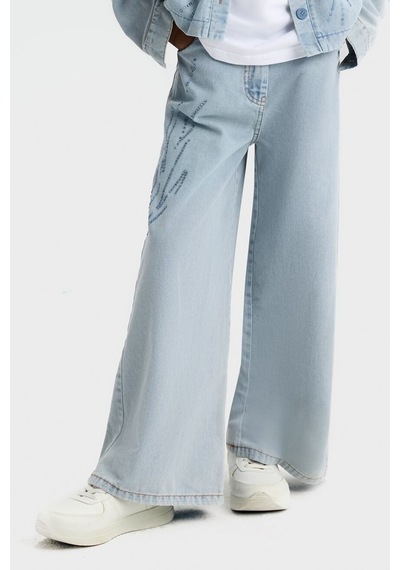 Xo Kids Kız Çocuk Jean Pantolon 8-14 Yaş 51706 Mavi