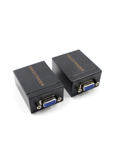 Vga Extender Adaptörsüz Cat5 Cat 6 Ile 60 Metre Vga Uzatma