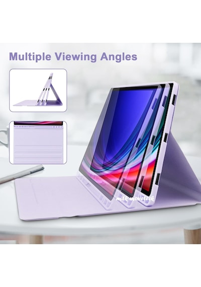 Galaxy Uyumlu Tab S9 Fe 10.9 Klavyeli Kılıf Bluetooth Türkçe Q