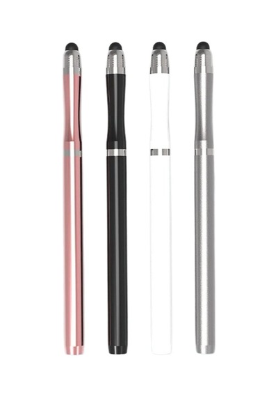Microcase Universal Telefon Tablet Apple iPad Uyumlu 2in1 Disk Uçlu Stylus Pen Dokunmatik Kalem - Al3464 Siyah Sku: Zeusstkf69ba833a8